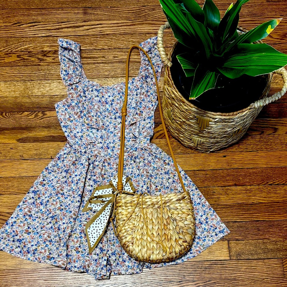 Floral Ruffle Sundress Skort